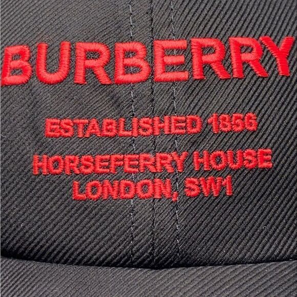 Burberry Horseferry-Motif Canvas Baseball Cap size S - Picture 9 of 9